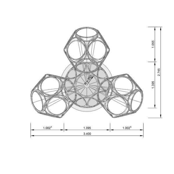 Tree 03-4A: Truncated Dodecahedron Ground plan
